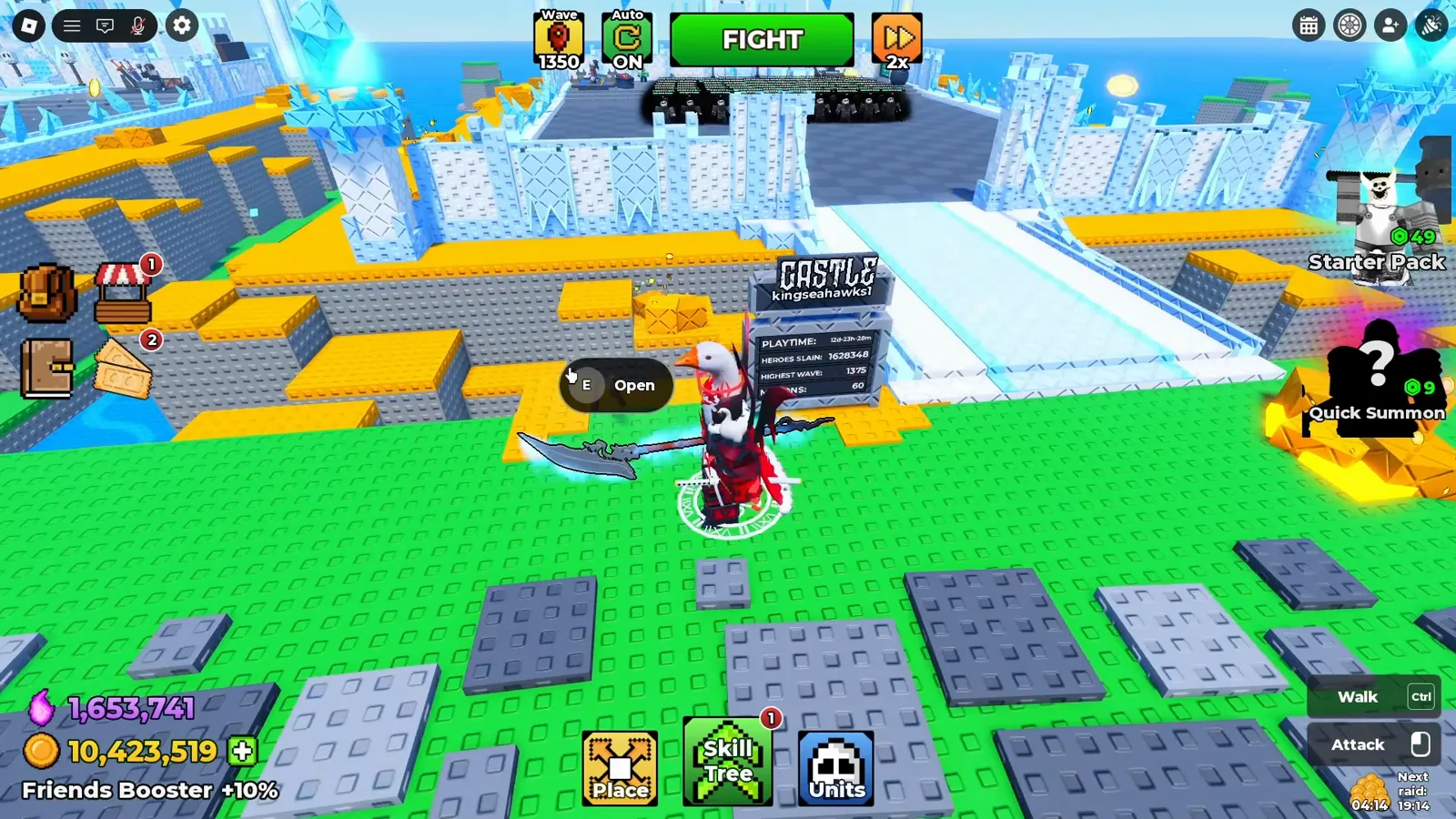 Paso a paso de las castle skins